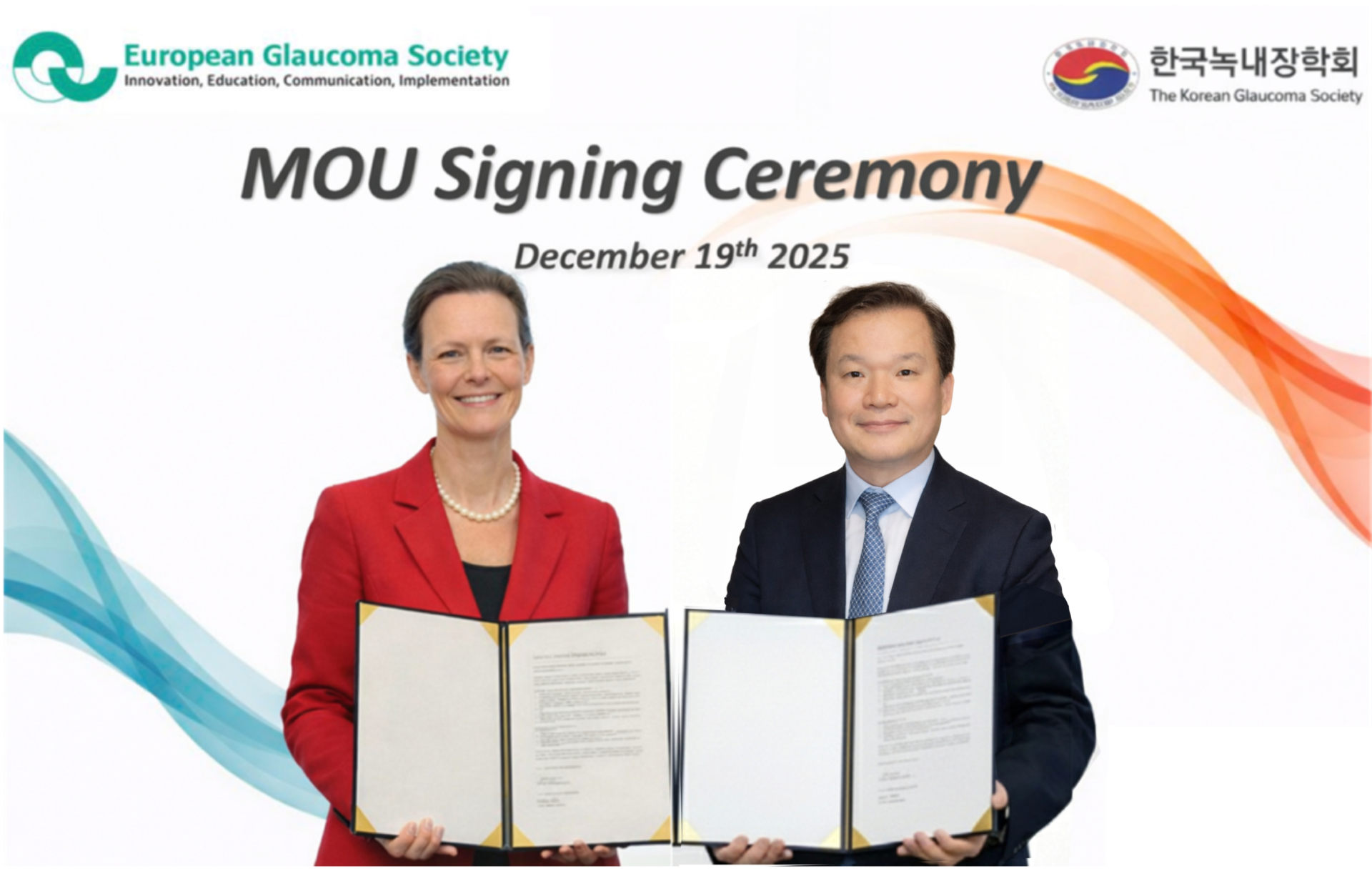 EGS and Korean Glaucoma Society Memorandum of Understanding
